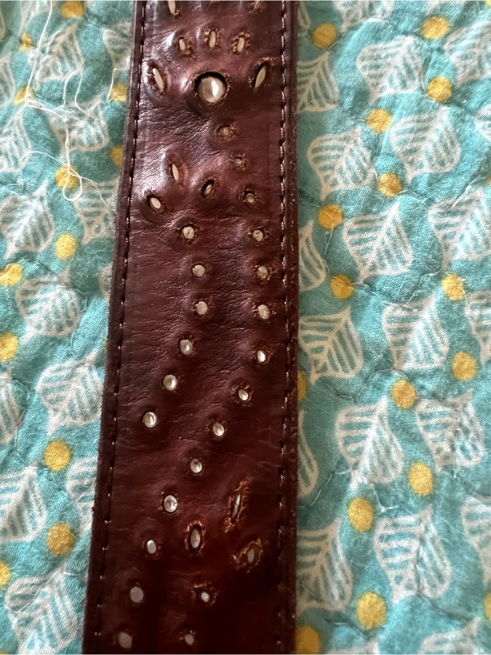 Bed Stu Mist Distressed Leather Belt Size M - Picture 5 of 7